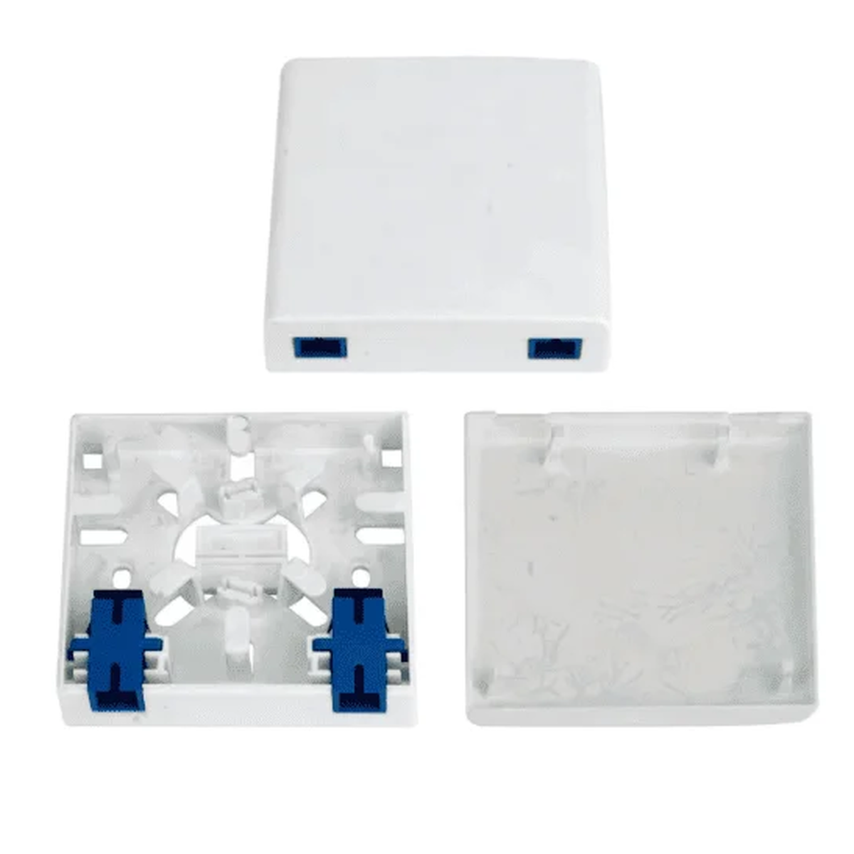 Абонентская оптическая розетка РА-1-1-1 с 1 адаптером SC/APC и пигтейлом